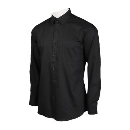 R271 Supply black men's dress shirt 65% cotton 35% polyester HK Shatin Marriott Shirt manufacturer R271 Supply black men's dress shirt 65% cotton 35% polyester HK Shatin Marriott Shirt manufacturer